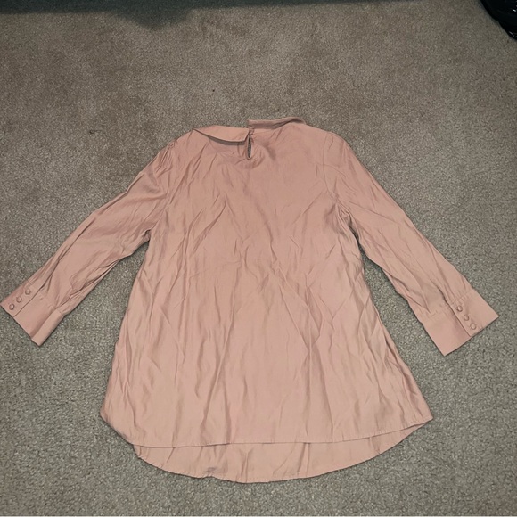Gammeto Light Brown Long Sleeve top size S - Picture 7 of 10